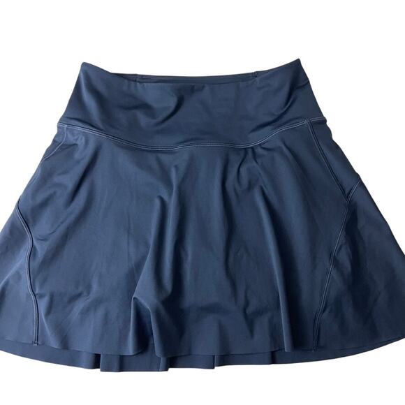 Athleta Ace Tennis Skort Skirt Shorts Size 15.5 Blue Size Small - Picture 1 of 8